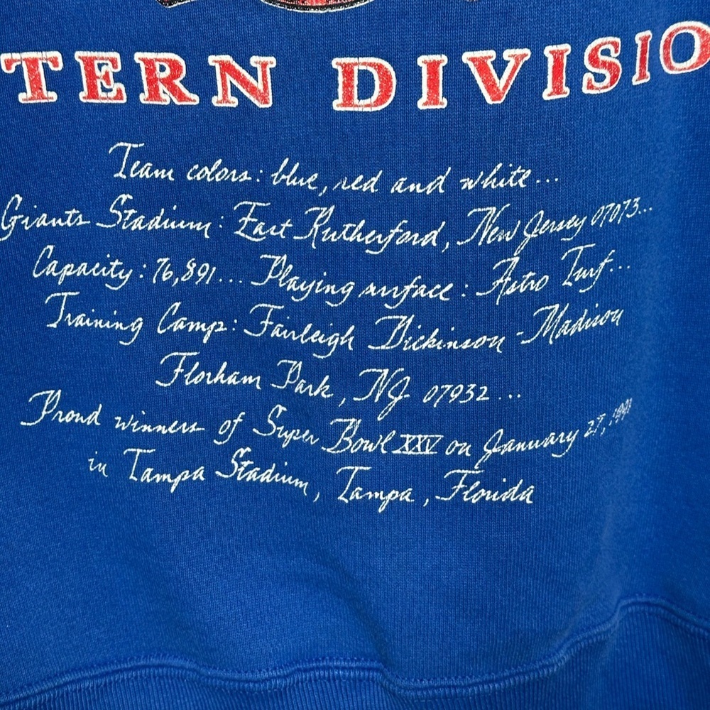 New York Giants Vintage 90’s Crew Sweatshirt - Picture 8 of 8